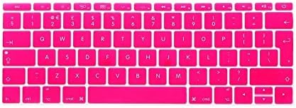 EU/UK Version Silicone Keyboard Cover for MacBook 12 inch Retina Display - [Slim-fit] Soft Siliconee Keyboard Cover Skin for Apple New Macbook Retina 12'' Laptop Computer [Gold, Space Gray, Silver] [2015 Release] ( European/ISO Keyboard Layout ) -rose