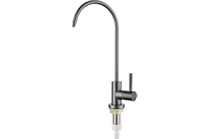 XDSMB Drinking Water tap Single Handle 1/4'' Kitchen tap Water Filter tap,Grey