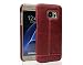 Produktbild Galaxy S7 Hülle, Pierre Cardin Premium Luxuriöser italienischer echtem Rindsleder Rückseitige Hartgehäuseabdeckung für Samsung Galaxy S7 (Galaxy S7, Rote)