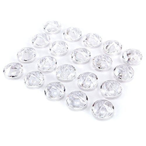 SurePromise One Stop Solution for Sourcing 20x Stand Acrylique Diamant Cristal Diamètre 4cm Support Carte Photo mémo