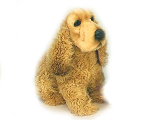 Plush Soft Toy Sitting Cocker Spaniel by Hansa. 30cm. 5038