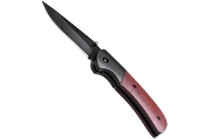 BEGOON Nóż do scyzoryków, składany scyzoryk, nóż do drewna i stali nierdzewnej, końcówka (styl 4)