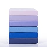 Classic Kinder Jersey Spannbettlaken 2er Sparset – 100% Baumwolle Spannbetttuch nach Ökotex 100, Weiss 60×120 – 70×140 cm, Komfort Qualität in 38 Farben & 10 Größen - 2