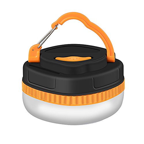 ThorFire LED Campinglampe Laterne Arbeitsleuchte Taschenlampen Notfallleuchte 180LMMini Zeltlampe mit 4 Leuchtenmodi Haken und Magnet Basis, Eignet für Ferien, Wandern, Angeln