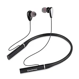 Modernista PowerBass 200 Wireless Bluetooth in Ear Neckband Earphone with Mic (Black)