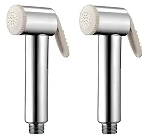 Drizzle Aqua Bold Ivory Health Faucet Head/Bathroom Health Faucet/Toilet Health Faucet/Sink Spray/Bathroom Spray Wash - Set of 2