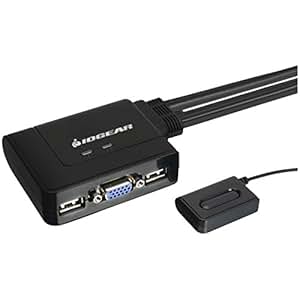 8 Port USB VGA KVM Switch with Cables, 8 in 1 out PC