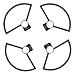 Produktbild Neewer Propeller Grenzschützer für DJI Spark Drone Quadcopter- Kleine, Ultra-Leicht Abnehmbare Schutz mit Schutzhalter (4 Stücke, Schwarz)