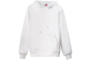 NUQLO Felpa Uomo con Cappuccio | No Logo | Cotone Premium | Basic - Casual - Sportivo | Senza Zip | Semplice Tinta Unita