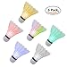 Produktbild LED Federball Badminton, 6 Stück bunt Beleuchtung Feder Bouncy Birdies Federball für dunkle Nacht Outdoor-Sport Aktivitäten