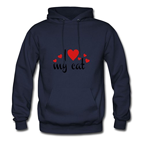 Best Jameskings Navy Lovely Cat Hoody Medium Women