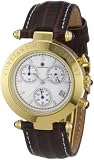 Constantin Durmont Damen-Armbanduhr Visage CD-VISL-QZ-LT-GDGD-WH