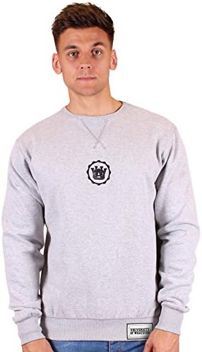 University of Whatever UOW 1st Class Men's Crewneck Sweater - Grey Medium