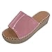 Produktbild Sandalen Damen Sommer Mit Absatz Hohe Schuhe Damen Espadrilles Plateau Schuhe Damen Hoch 41 EU Rosa Schuhe Rosa Plateau Elegante Kinder Schuhe Für Jungs