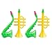 Produktbild Toyvian 4 pcs Kinder Musikinstrument Spielzeug Saxophon und Trompete Musik Spielzeug Kinder Früherziehung