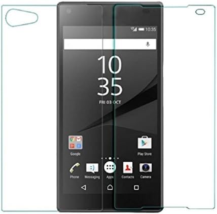 Granadatech@ Tempered glass screen protector for Sony Xperia Z5 Compact Front and Back (thickness 0.3 mm) HD quality, rounded corners 2.5D, 9H high shock resistance. No bubbles when installing the screen protector