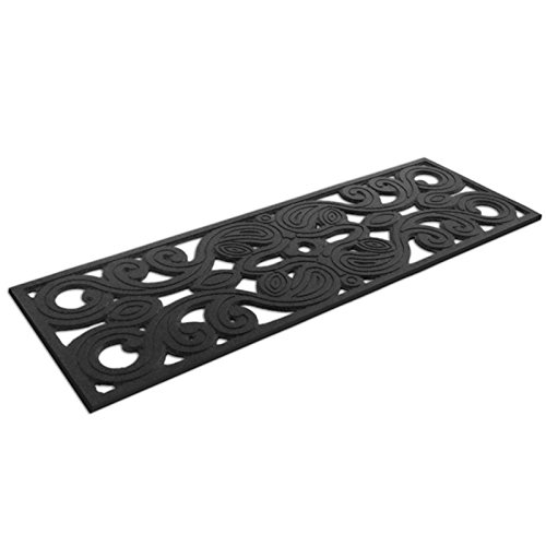 Stufenmatte aus Gummi | mit prachtvollen Ornamenten | rutschhemmend | 25x75cm | verschiedene Stückzahlen (1 Stück)