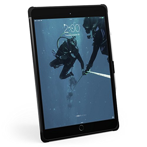 Urban Armor Gear Schutzhülle für Apple 12,9″ iPad Pro (Nicht für 2. Generation aus 2017) – schwarz [Stoßfest | Standfunktion Apple Pencil-Halterung] – UAG-IPDPRO-BLK-VP - 5