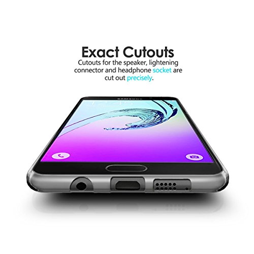 Samsung Galaxy A3 2016 A310 Funda  EJBOTH TPU Funda suave Flexible tel  fono protectora espalda Protecci  n integral cubierta transparente cobertura para Samsung Galaxy A3 2016 A310 - Antideslizante Rasgu  o Resistente Impermeable Dise  o de tamp  n de puntos