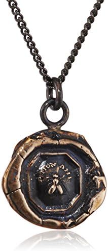 Pyrrha Unisex Bronze My Friend Talisman Necklace