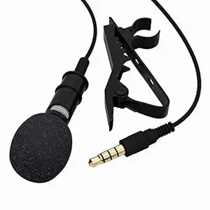 Mobiseries Digital Noise Cancellation Clip Collar Mic Condenser for Voice Recording/Lapel Mic Mobile, Pc, Laptop, Android & Smartphones, Travel Videos Mic