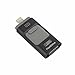 Price comparison product image 3 in 1 OTG External Pen Drives USB Flash Drive for iPhone i-Flash Memory Stick for iphone 8/7/6/6S/5/ipad Samsung Phones (256GB, Black)