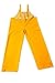 Produktbild G & F 331-OVERALL-XL Heavy Weight 35mm PVC Over Polyester Rain Bib Overalls, Rain Bib Pants X-Large, Yellow, 1 Piece by G & F