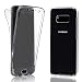 Produktbild EximMobile 360° Full Handyhülle für Samsung Galaxy S6 Edge | Case für vorne und hinten | Silikon Schutzhülle | Handytasche mit beidseitigem Schutz | Cover in transparent | Handy Tasche Etui Hülle