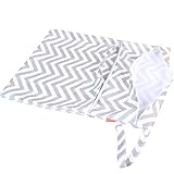 Damero 2 Stück/Set Windeltasche mit wiederverwendbarem Stoff Wasserdicht Wetbag Feuchttücher Organiser Beutel - 3