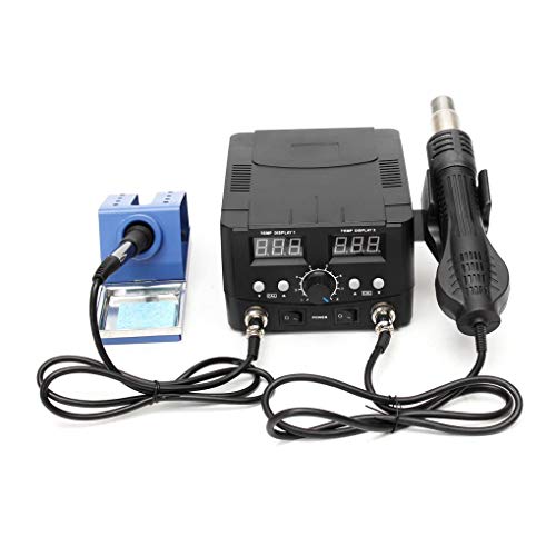 Preisvergleich Produktbild Yongse 110V 2 In 1 Lötkolben-Entlötstation LCD-Heißluftheizung