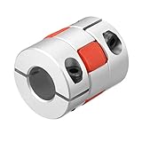 Tamaño de rosca: M4. Acoplamiento de eje de mapa de fuente de 14 mm a 15 mm Bore L35 x D30 Flexible acoplador junta para Servo Motor paso a paso