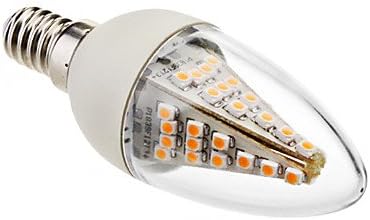 ZJJ 0-3W E14 LED Candle Lights C35 48 SMD 5050 230 lm Warm White Decorative AC 220-240 V