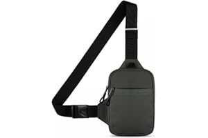 DONGKER Sling Chest Crossbody Bag, wodoszczelna torba na ramię, crossbody, plecak dla mężczyzn i kobiet, do uprawiania sportów na świeżym powietrzu
