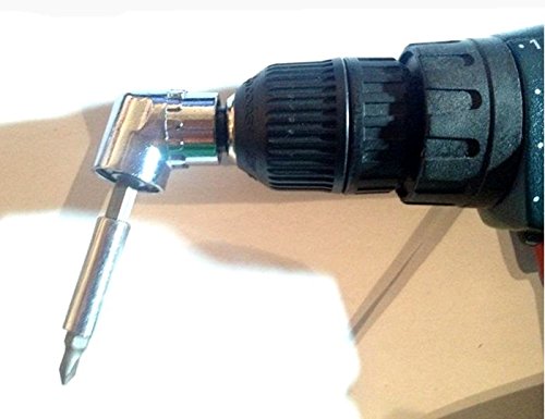 FANGXIN 1/4 Zoll 105° Winkelschrauber Winkelschraubendreher Winkelgetriebevorsatz Akkuschrauber - 6