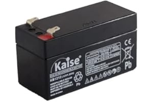 Kaise Technologies Batería de Plomo AGM VRLA 12 V - 1,2Ah/Modelo KB1212