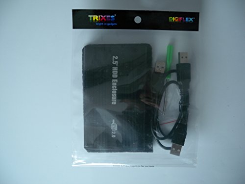 DIGIFLEX Gehäuse für 2,5″ IDE-Festplatten mit USB-Anschluss für Laptop & PC - 7