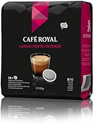 Caf&eacute; Royal Lungo Forte/Intense, 180 kompatible Pads f&uuml;r Senseo, 5er Pack (5 x 36 Pads)