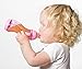Difrax Easy Grip Handles for the S-Baby Bottle (Natural/Pink/Aqua, Pack of 2)