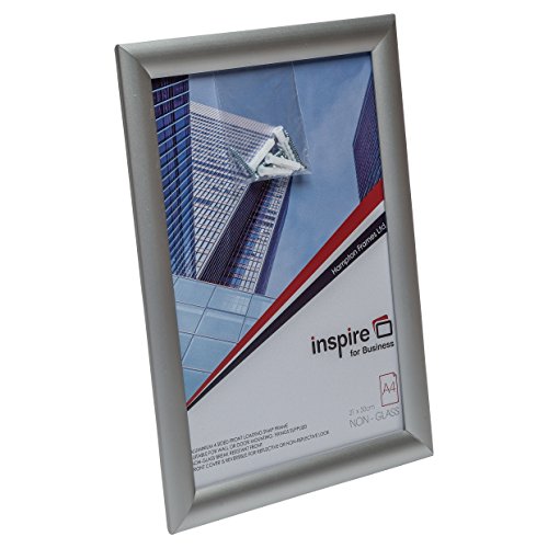 snapa4s Snap Metall A4 (21 x 30 cm) Poster Zertifikat Display Bilderrahmen A4 Klapphalter - 2