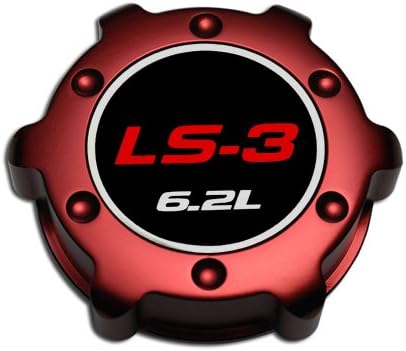 Vision Motor Sports VMS RACING LS3 6.2L RED OIL CAP in Billet Aluminum Compatible with Chevrolet Pontiac G8 GXP LS3 Engines 09 10 2009 2010