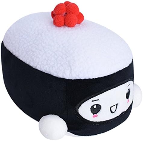 MANTTANG - 6" Sushi Cushion Plush Toy Bedding Cute Pillow Choba Soft Cotton (Salmon roe)