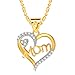 V .K Jewels Stunning Gold and Rhodium Plated Mom Pendant for Women RS.169.00