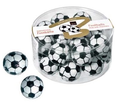 Preisvergleich Produktbild Baur Edelvollmilch-Schokoladen Fussbälle 1x125g