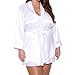 Produktbild Damen Erotik Unterwäsche Erotik Set Dessous Lingerie Erotic Nachtwäsche Babydoll Dessous Gürtel + G-String Bademantel Sexy Dessous Damen Seide Spitze Robe Kleid Nachtwäsche