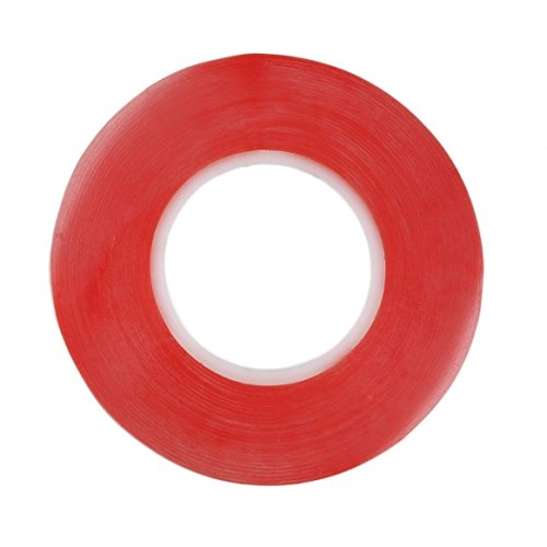 Preisvergleich Produktbild 25M Multi-Rolle Strong Super Slim 2mm DoppelSeitiges Klebeband HitzeBeständig doppelseitiges transparentes Klarklebe-Acrylband