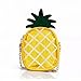 Produktbild SevenPanda Mädchen 3D Kleine Süße Obst Tasche Ananas Tote Bag Mini Reisetasche Umhängetasche Moderne Kosmetiktasche Handtasche transparente Abendtasche Clutch Party-bags mit Designer-Handtasche mit goldfarbener Kette für Damen / Mädchen - Gelb