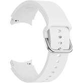 Kyver Silikon 20mm Kordon, Uyumlu Modeller - Galaxy Watch i&ccedil;in Uyumlu 6/5/ 4/ Active 2 (44mm)