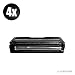 Produktbild 4X Eurotone Toner für Ricoh Aficio SP C 252 Wie 407716 Black Schwarz Kartuschen Druckerpatronen