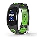 Produktbild QUARKJK Smart Watch IP68 wasserdicht 3D Dynamic Blood Pressure Fitness Tacker Heart Rate Monitor Handgelenk,Green