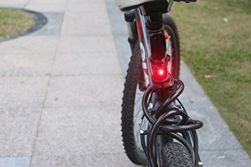 Helles Bike Licht set-300lumens USB wiederaufladbare Bike Light + USB wiederaufladbare Aluminium Bike ? Perfekt Rücklicht Fahrradlicht-Set für alle Bike, einfach zu installieren, notool erforderlich. - 9